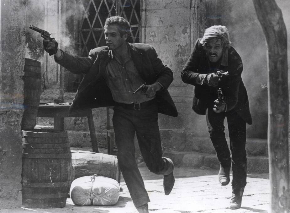 Paul Newman, left and Robert Redford in Butch Cassidy and the Sundance Kid. Picture: Supplied