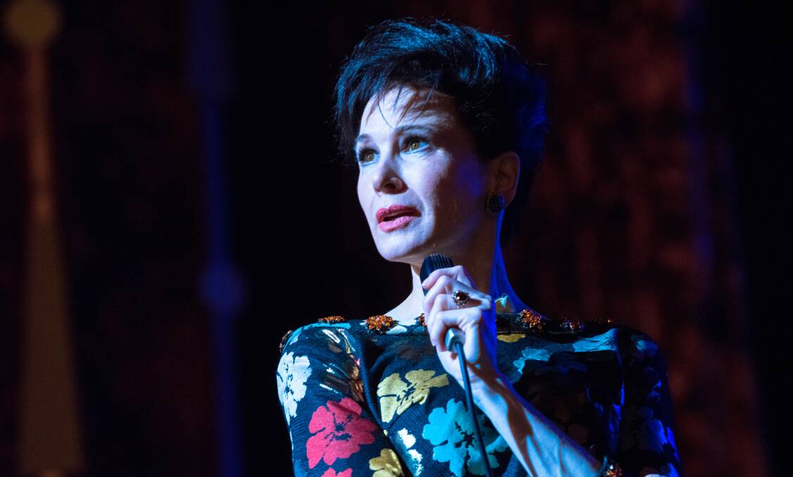 Renee Zellweger plays Judy Garland in Judy, about her final British tour. Picture: David Hindley
