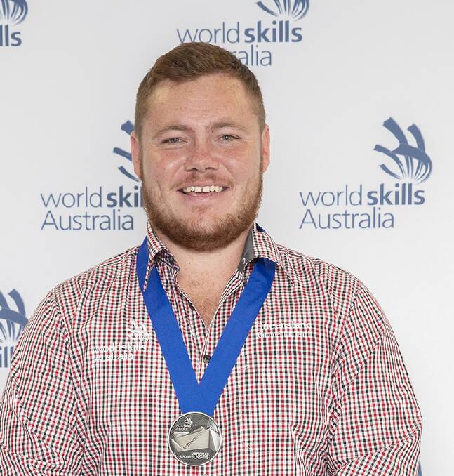 REFRIGERATION: Chris McNally of Macleay Island wins silver  in the refrigeration and air conditioning category at the national level of the WorldSkills championships.