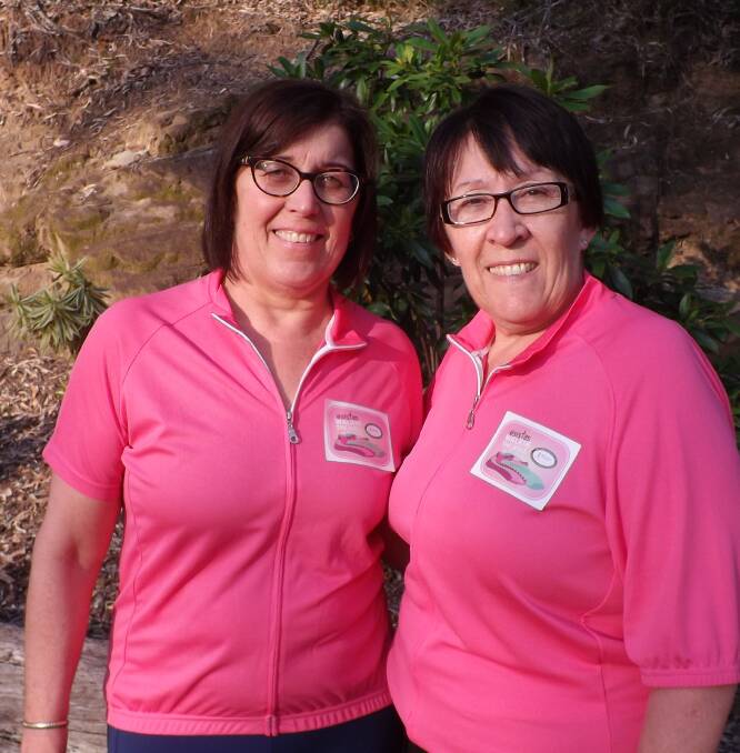 WALL: Sisters Kim Miles and Julie Tagg will walk the Great Wall of China in May for the National Breast Cancer Foundation and are holding a fund raising monster garage sale to help reach their fund raising target.