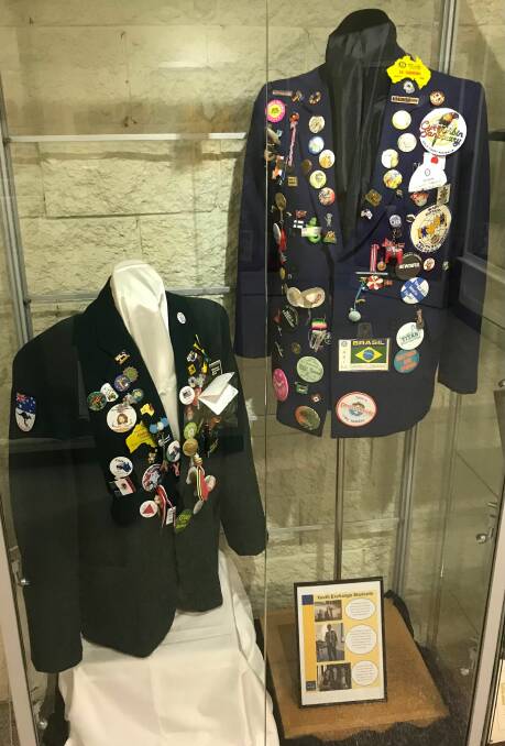 JACKETS: Rotary jackets and badges are part of a display at the Museum acknowledging 100 years until June 27.
