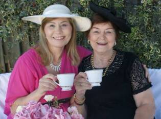 CUPPA:  Delene Kyser and her mum Ella Domenski ready for the high tea at the Redland Museum on May 9. Ms Domenski is visiting from South Africa.