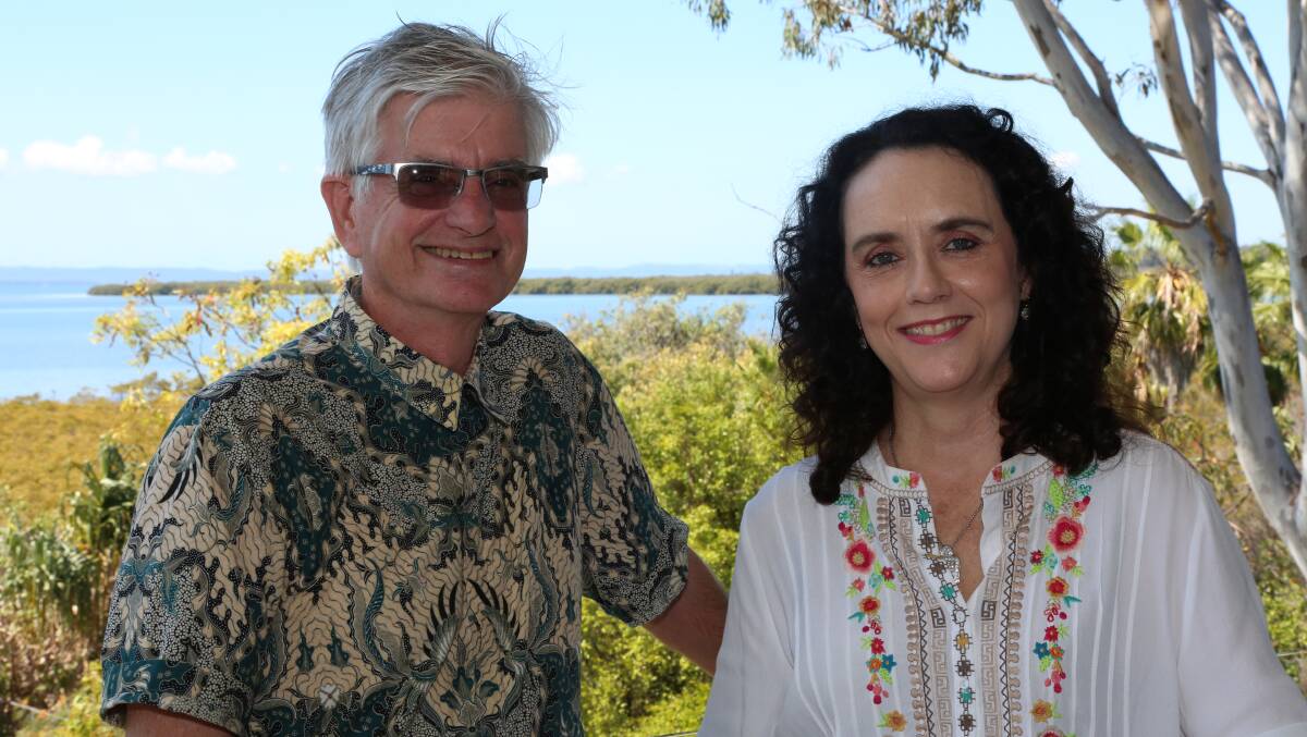 VIEW: Harry McCarthy discusses a new classical music series with fellow coordinator Duchesne Barry, to be staged at his house at Wellington Point from December 2.