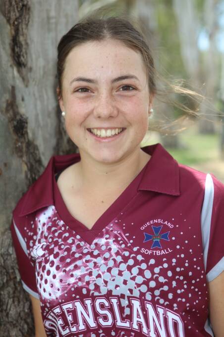 TEAM: Shania Watson of Wellington Point has been selected in the Australian Green Women’ssoftball team.