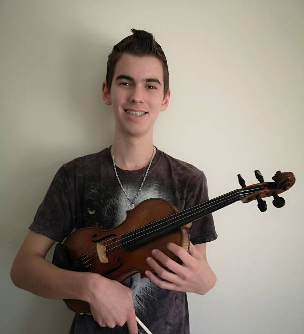 ORCHESTRA: Johnny Kelly is exploring the options of working in a symphony orchestra, doing a recent workshop as a Young Mannheim Symphonist.