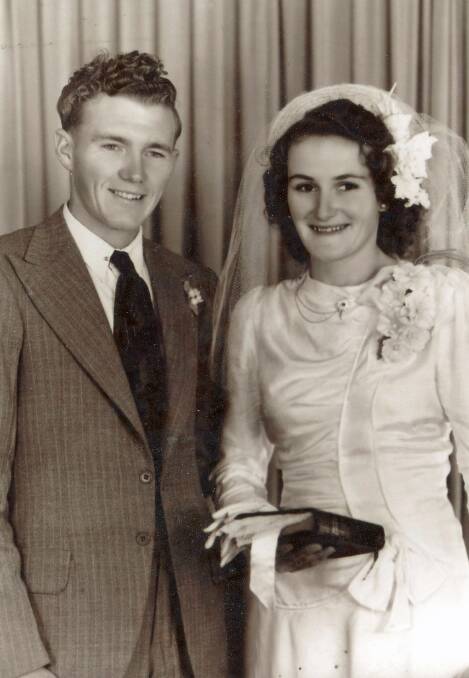 VENNS: Don and May Venn began their engagement with a ring made from a sixpence in 1944.