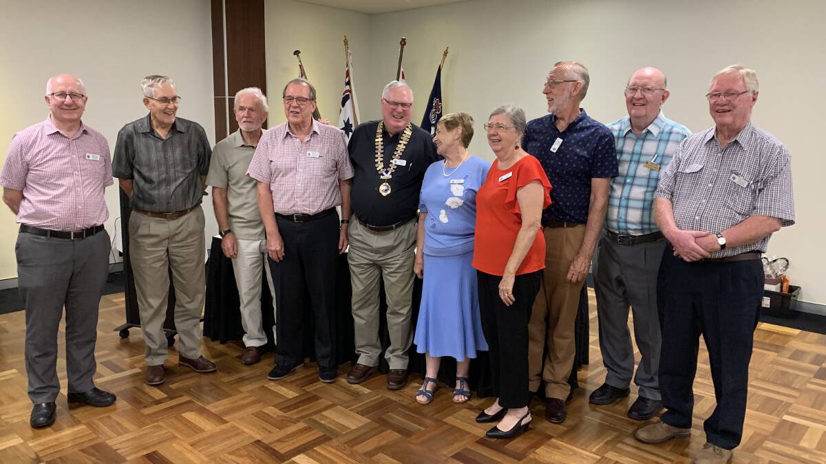 COMMITTEE:Peter Ludlow, Allan Tully, Wally Osypiv, Elwyn Hodges, Rob Collyer, Margaret Hayes, Kay Park, Bob Wearne, Brian Douglass and David Cameron form the new Toondah Probus committee.
