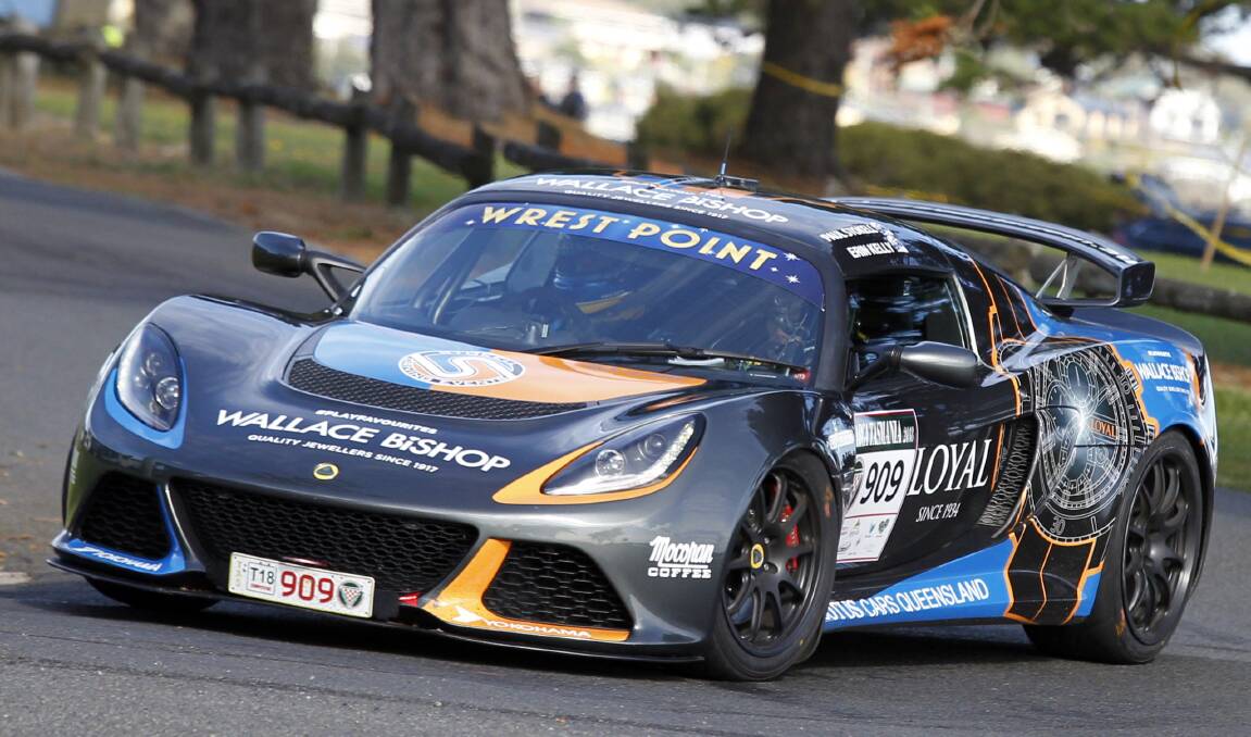 LOTUS: Paul Stokell isdriving a Lotus Exige in the tarmac rally championships this year. Photo: Angryman Photography