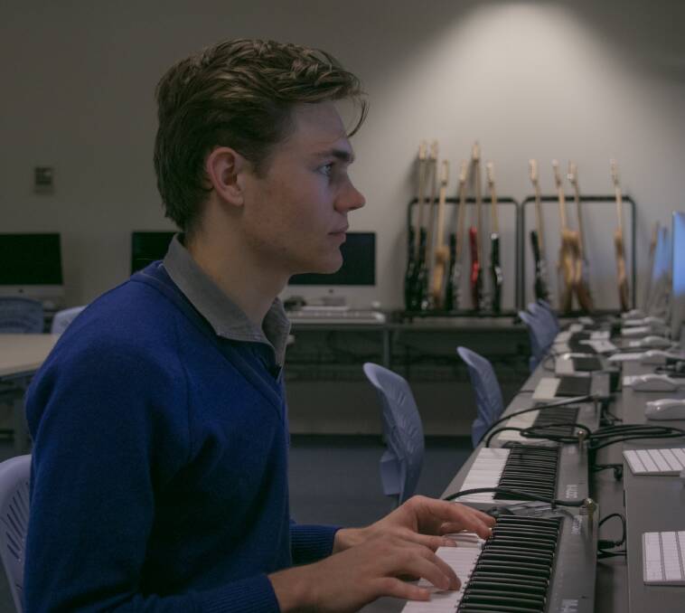 FINALIST: Nicholas Hughes of Alexandra Hills is among 13 composers in the annual film scoring competition Score IT!