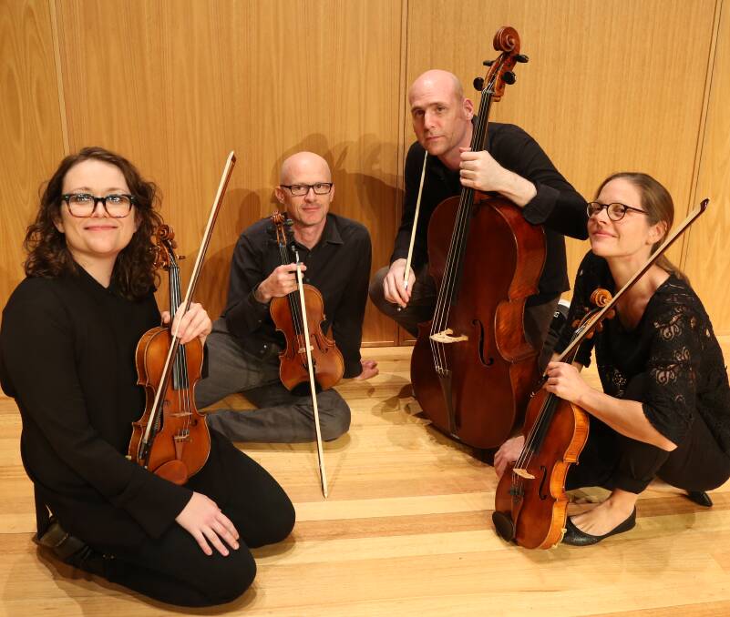 QUARTET: The Black Square quartet comes to Cleveland for an intimate house concert on May 22.