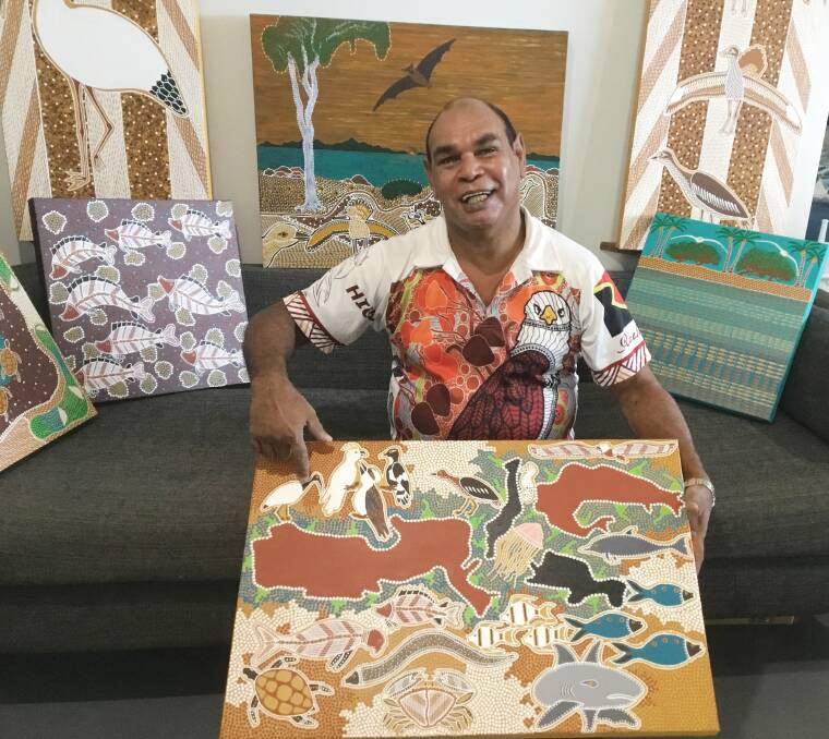 EXHIBITION: Macleay Island artist Joe Geia opens his first exhibition since moving to the island. It opens on June 15.