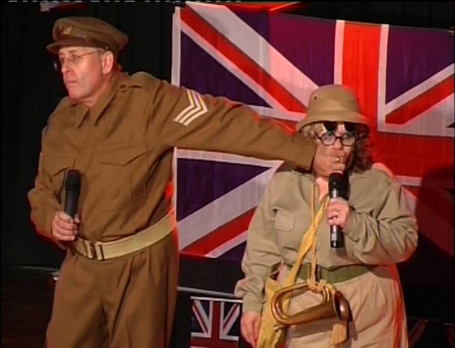 BRITISH: Dad's Army is among the skits on offer at a Pommie night at the Macleay Island bowls club on September 14.
