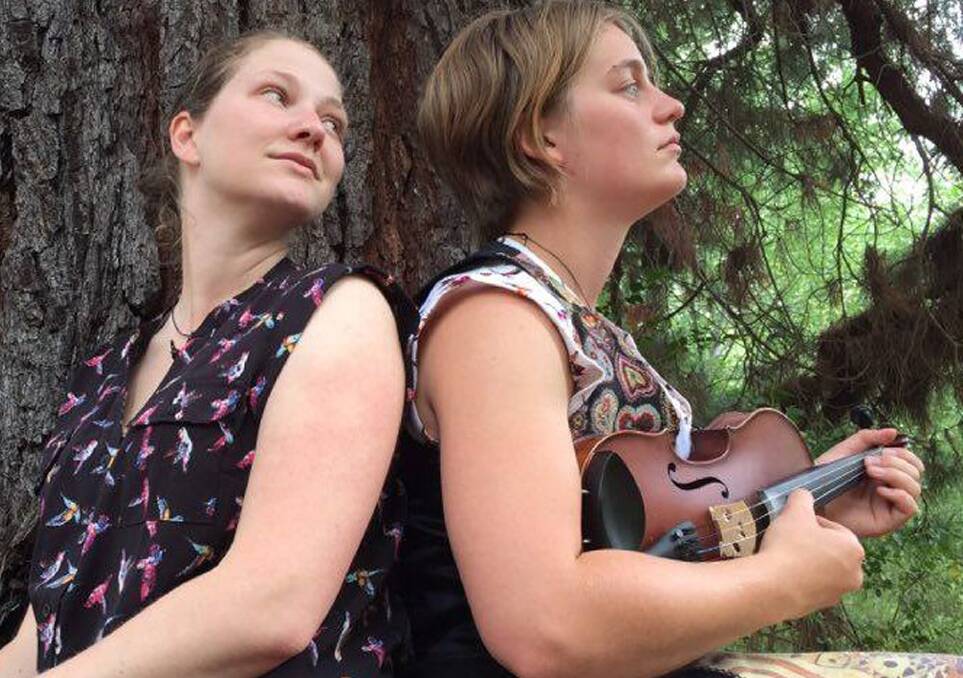 GRENADIERS: Elly Barret and Missy Jones form The Grenadiers playing at Indigiscapes on Decemebr 3.