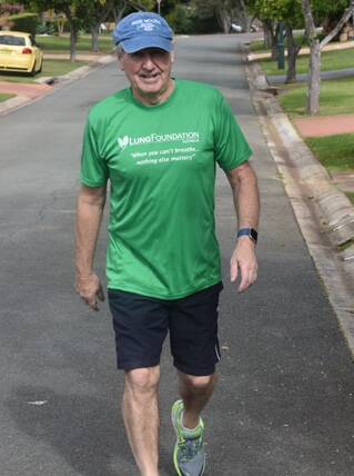LONG WALK: Bill van Nierop will embark on the Long Walk for Lungs on August 14.