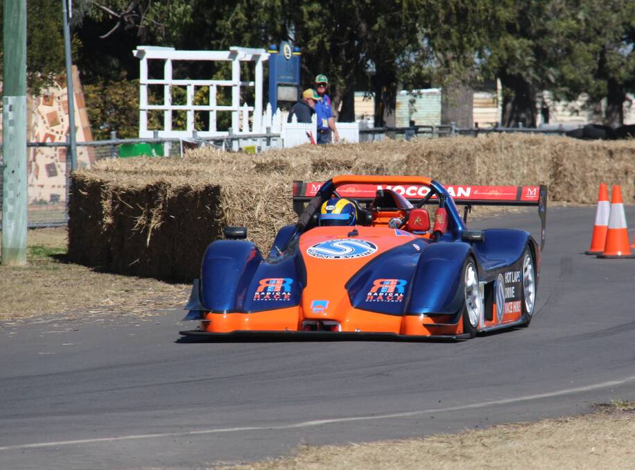 RADICAL: Paul Stokell's 2009 Radical SR3 which took fourth fastest lap at Leyburn Sprints this year.