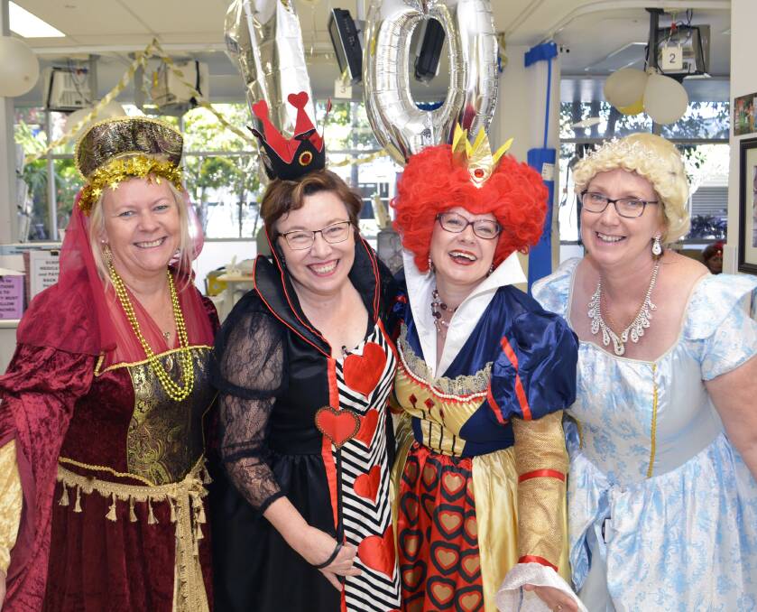 FUN: Having a bit of fun at the Redland renal dialysis unit are the nursing staff who pull out all stops for their patients.