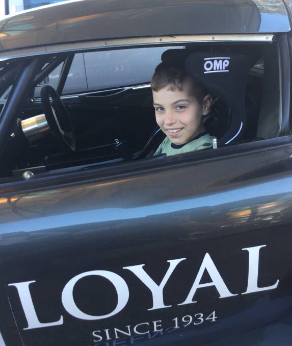 FUTURE: Future rally driver Oscar Stokell of Ormiston at the Leyburn Sprints.