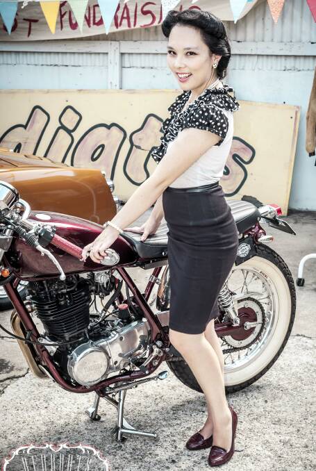 PINUP: Melissa Murray of Cleveland likes her 1950s style and is among the top 20 pinup girls at  GreazeFest, coming to Cleveland on August 4, 5 and 6.