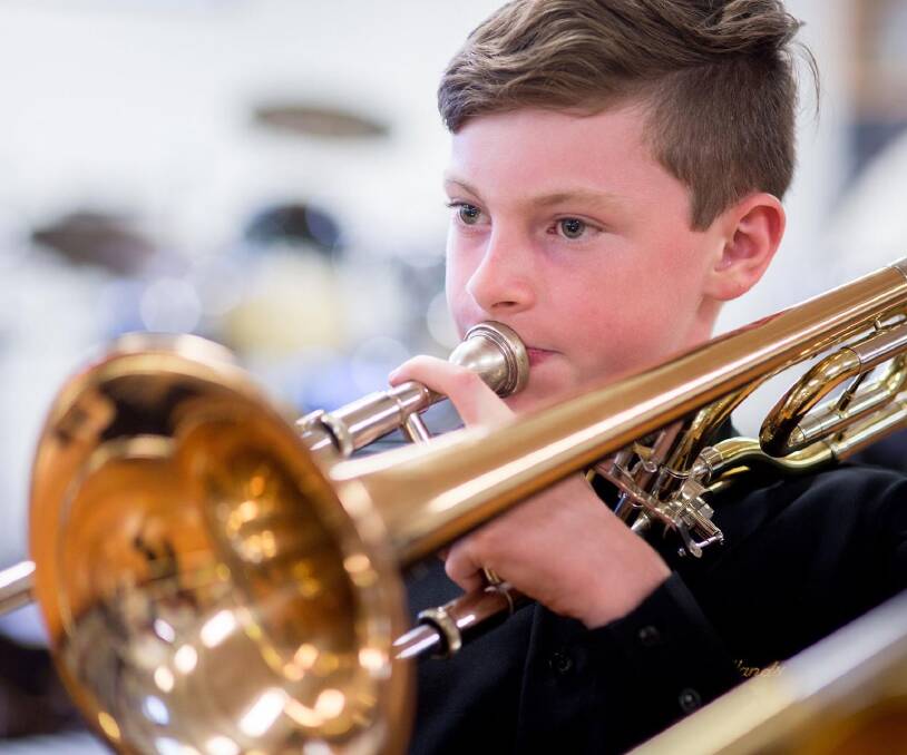 SHEP: Ross McCann of Wellington Point was among Redland students represented at the recent State Honours Ensemble Program.