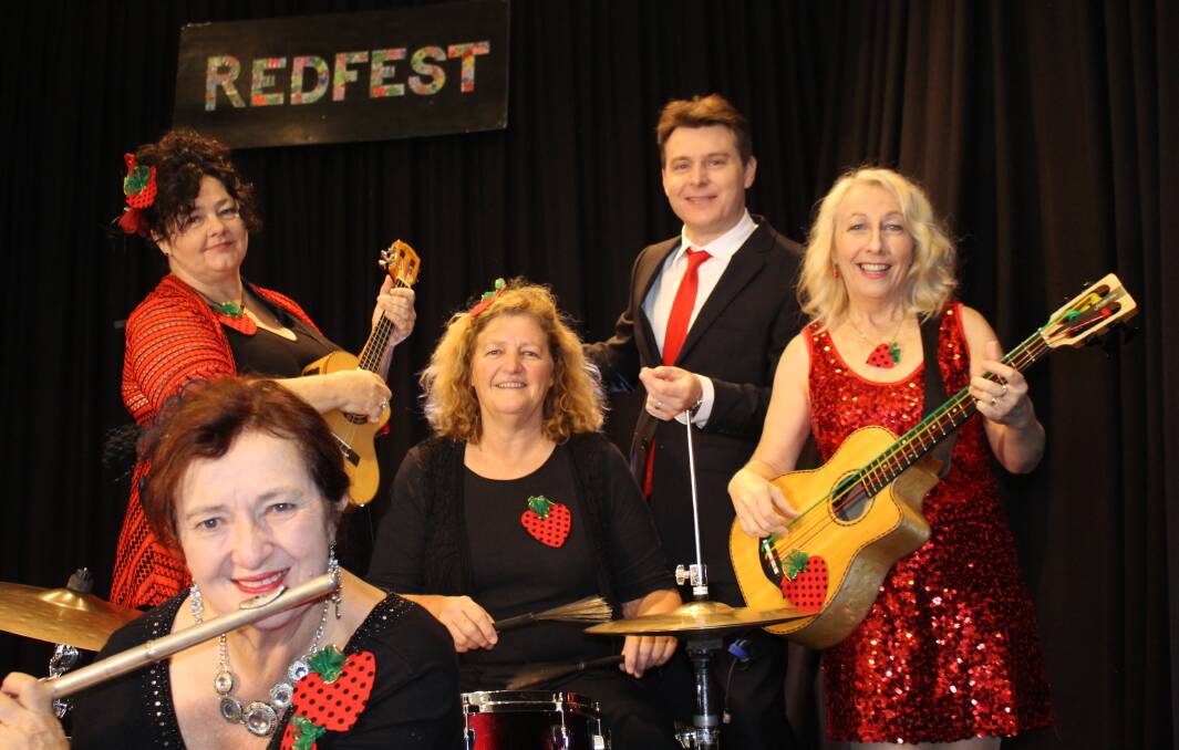 MUSIC:  Redfest patrons are in for some eclectic sounds with Mama Juju and the Jam Tarts and Ormiston crooner Craig Martin in the bill.  These two acts have been featured in the Great South East being screened on August 14.