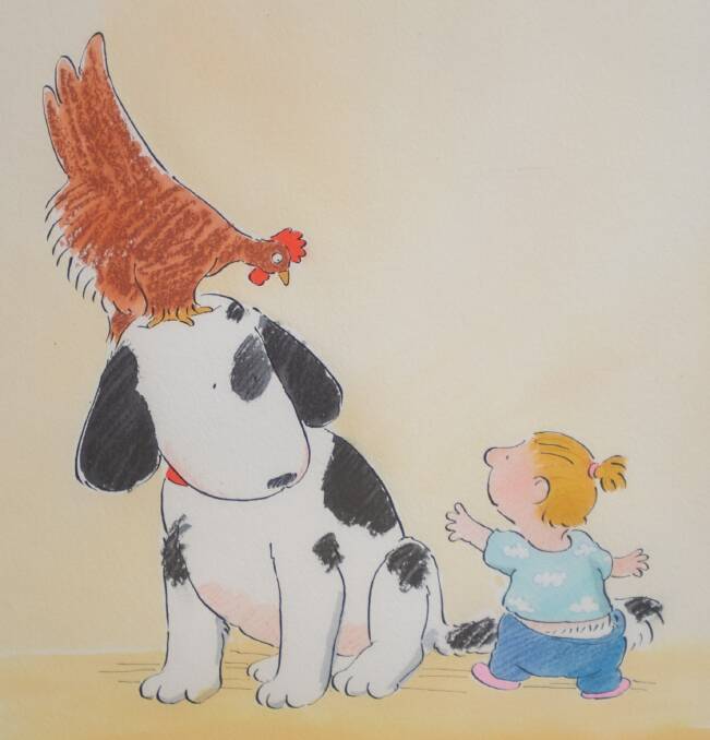 Image from Queenie the Bantam by Bob Graham. Picture: Karleen Minney