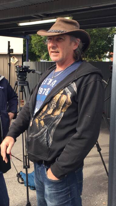 Concerned: Speaking to the media on Wednesday afternoon, friend Derek Robinson revealed Mr Higgins had been dealing with constant abuse while anchored off Victor Harbor. 