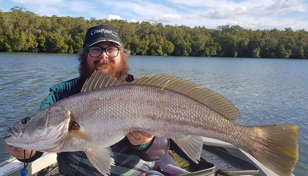 SENSATIONAL: Cory McMullan with a solid mulloway tagged and released in the Brisbane River. Top spots this week include the Logan River to Carbrook and the Brisbane around the sunken wall and Luggage Point.