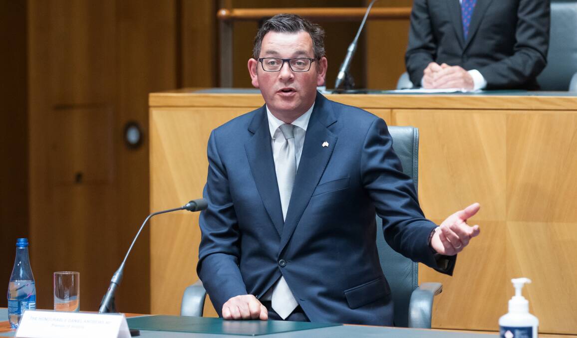Victorian Premier Daniel Andrews is ready to return to work after sustaining a spinal injury earlier in the year. Picture: Sitthixay Ditthavong 
