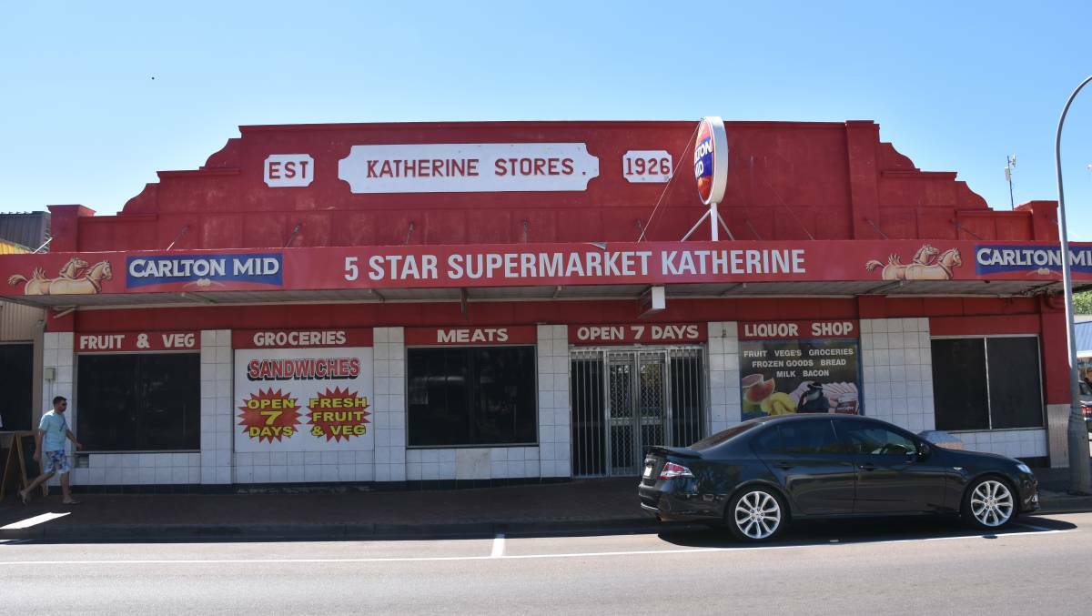 CLOSED DOWN: Five Star supermarket has held a prominent spot on Katherine Terrace sine 1926.