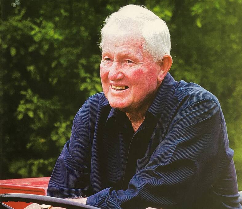 'Dad was a very generous soul. He just did things that felt right to him." Brian Jenkins, pictured on his tractor in 2012.
