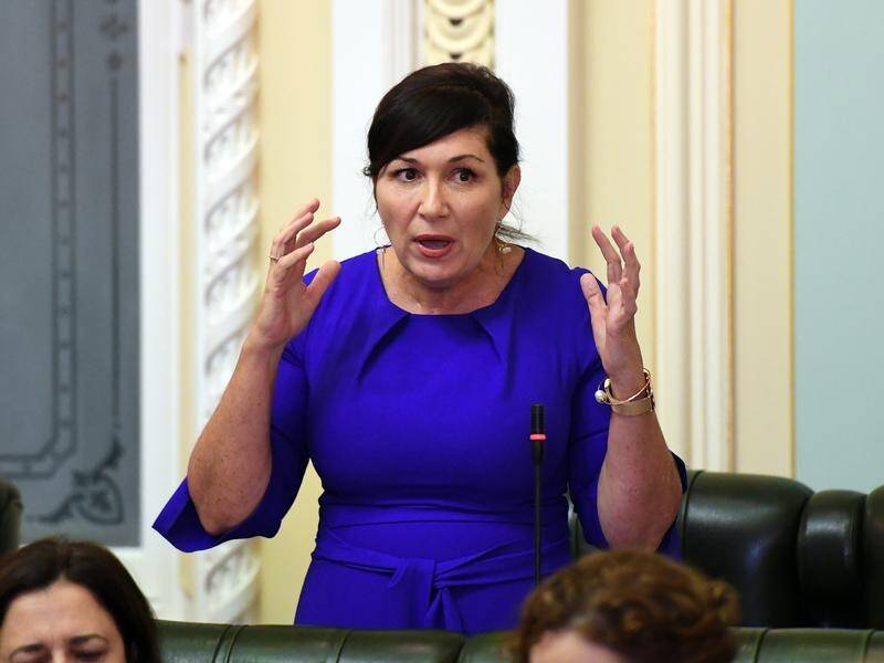 Leeanne Enoch was filmed days after her department approved Indian mining giant Adani's plans.