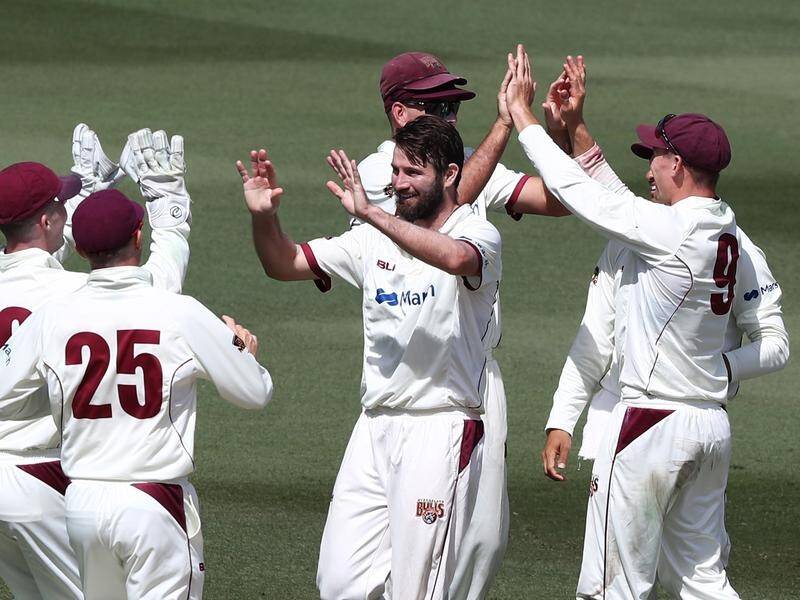 Michael Neser (c) claimed 5-27 as Queensland dominated the first day of the Sheffield Shield final.