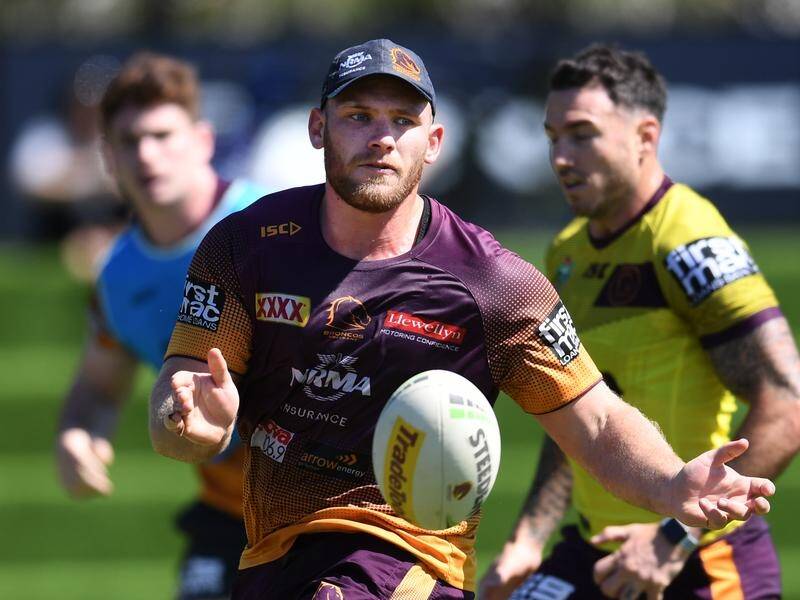 Brisbane's Matt Lodge has been touted as a possible captaincy replacement for Darius Boyd.