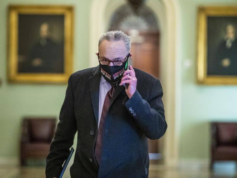 Chuck Schumer says the US House will deliver an impeachment charge to the Senate on Monday.