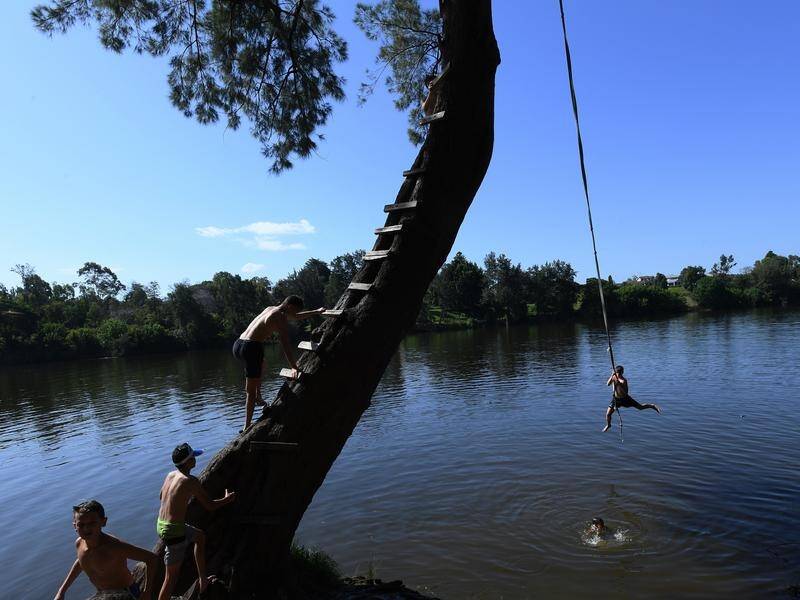 Some parts of southern NSW could reach 45 degrees on Sunday.