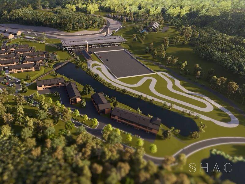 A NSW coal mine will be transformed into a motor park, go-kart track and F1-style driving circuit. (HANDOUT/NSW GOVERNMENT & BLACK ROCK MOTOR RESORT)