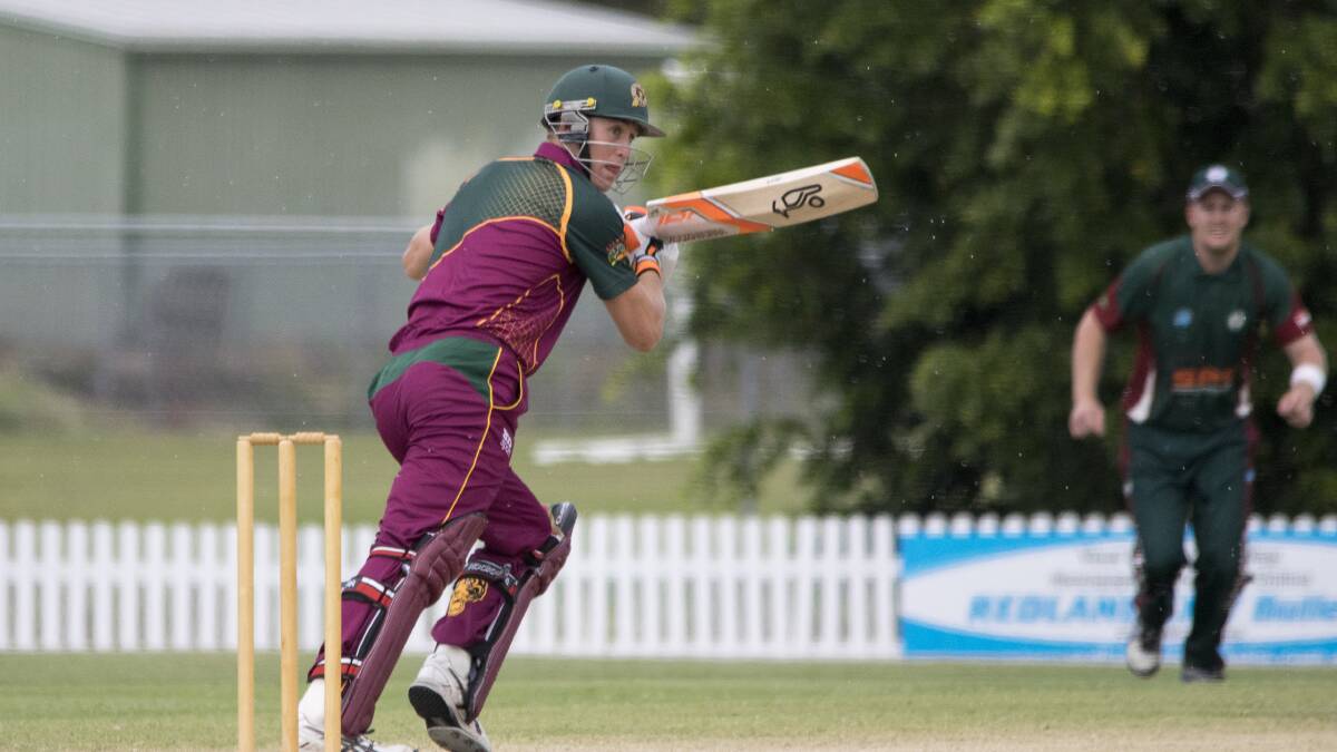 RUNS: Redlands Tigers first grade player Marnus Labuschagne issued a timely reminder to Australian selectors with 41 in an Ashes warm-up game. Photo: Doug O'Neill. 