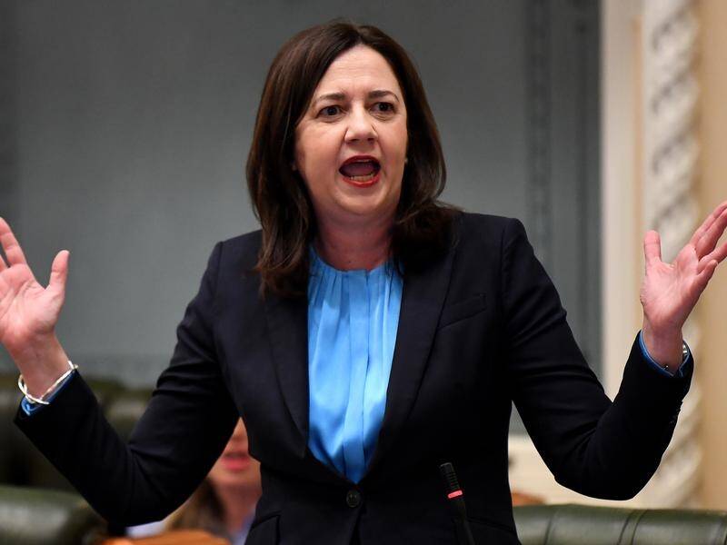 Annastacia Palaszczuk accused the prime minister and LNP of a "co-ordinated campaign".