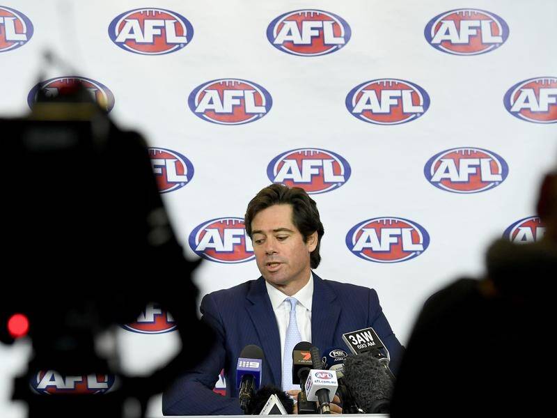 The AFL's executive, including Gillon McLachlan, have agreed to a 20 per cent pay cut.