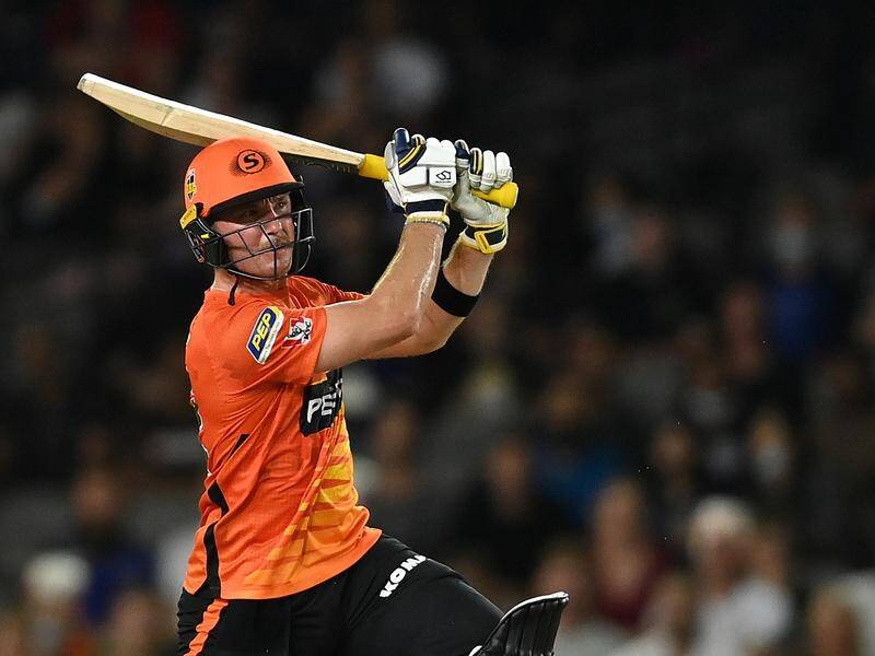 Laurie Evans' unbeaten 76 was crucial as Perth Scorchers beat the Sydney Sixers in the BBL final.
