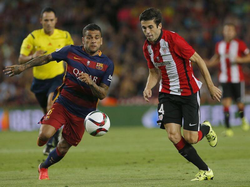 Melbourne City recruit Markel Susaeta in action for Athletic Bilbao against Barcelona in 2015.