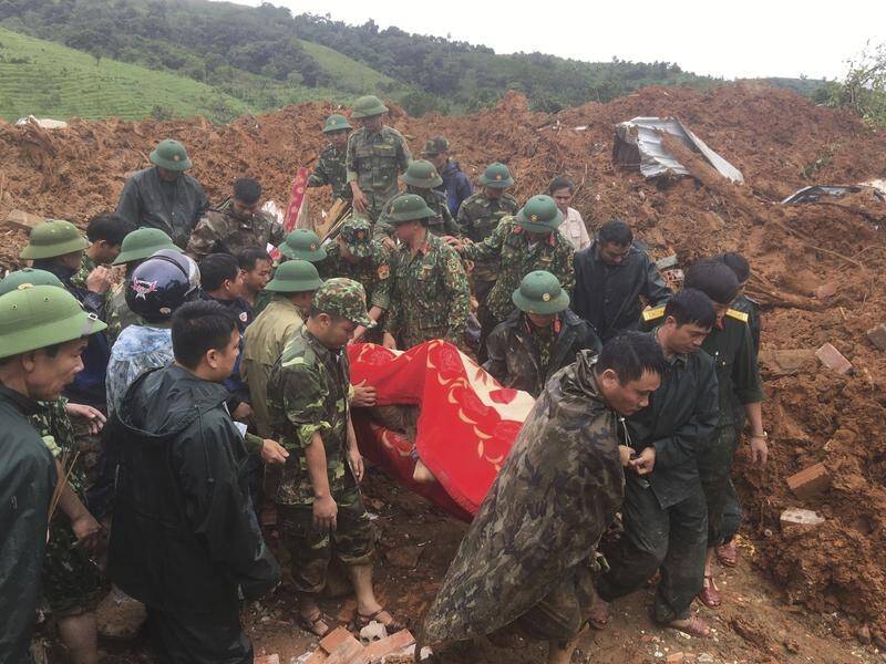 The Vietnamese government says it's never lost so many military members in natural disasters.