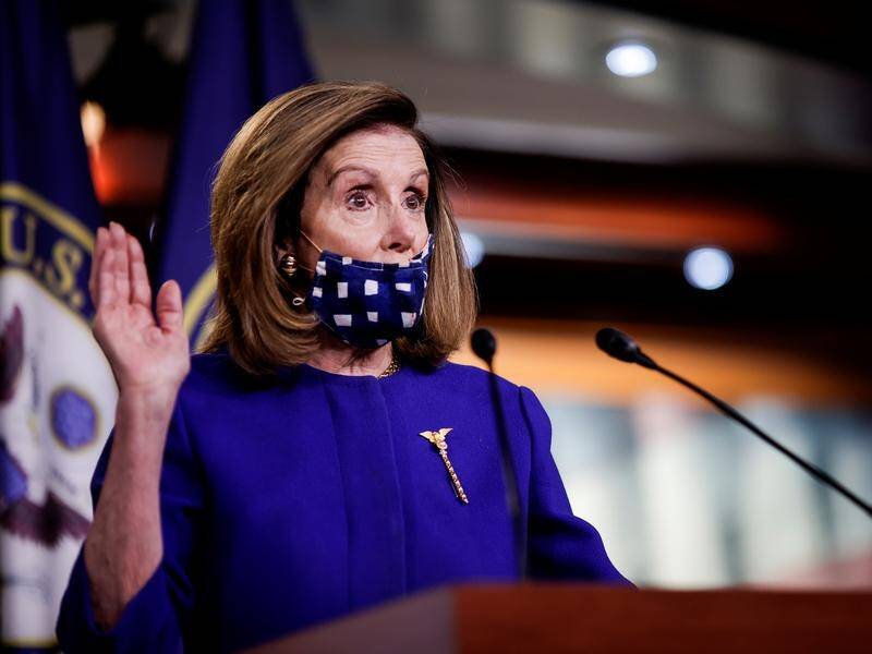 Nancy Pelosi says she's hopeful of a relief package by the end of the week.