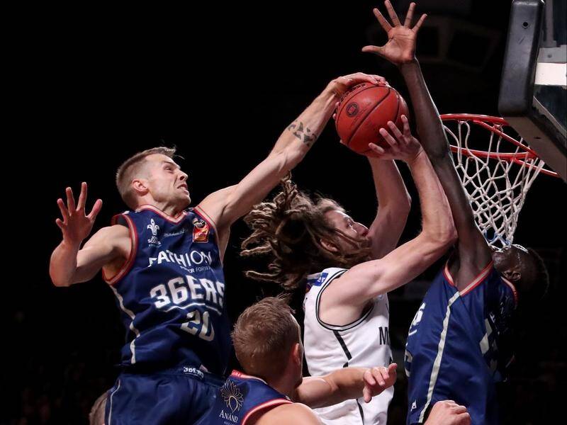 The Adelaide 36ers thumped Melbourne United by 15 points to level the NBL finals series.
