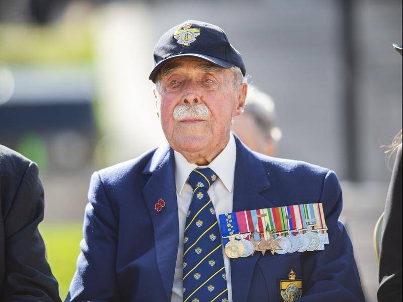 Rat of Tobruk, Bob Semple, reflected on mateship at the Anzac Day national service in Canberra.