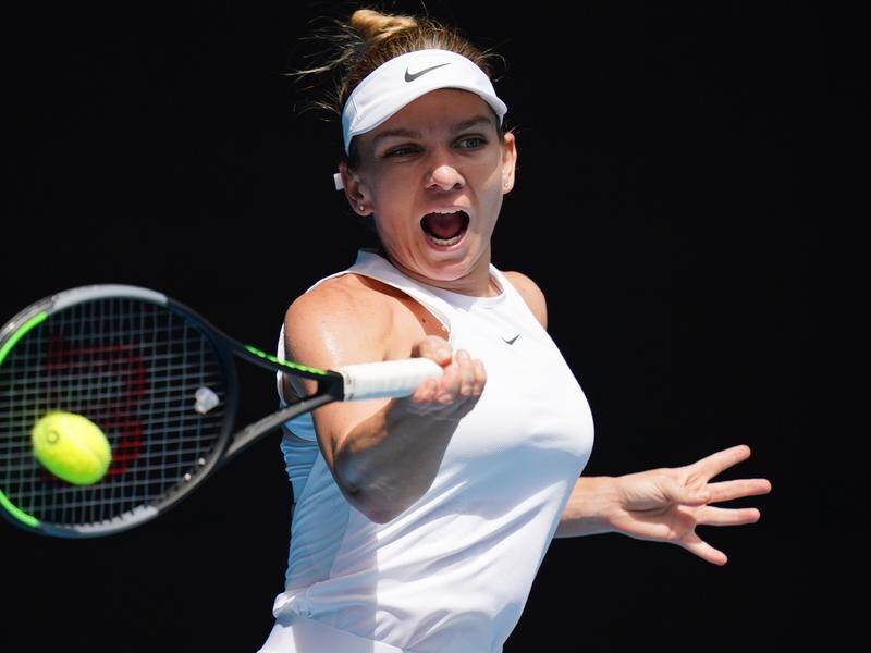 Simona Halep is yet to drop a set this year at the Australian Open.