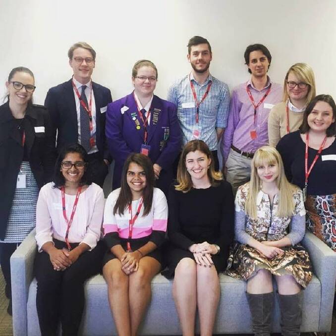 Taylor Birtchnell (back row, third from left) was a member of a cohort of young Queenslanders who recently met with the State Minister for Communities, Women and Youth, Child Safety, and Multicultural Affairs Shannon Fentiman (front row, second from right). Photo supplied