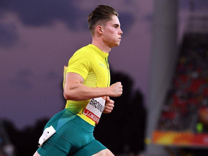 Aussie Rohan Browning booked a world championship berth with his 10.08-second 100m run on Saturday.