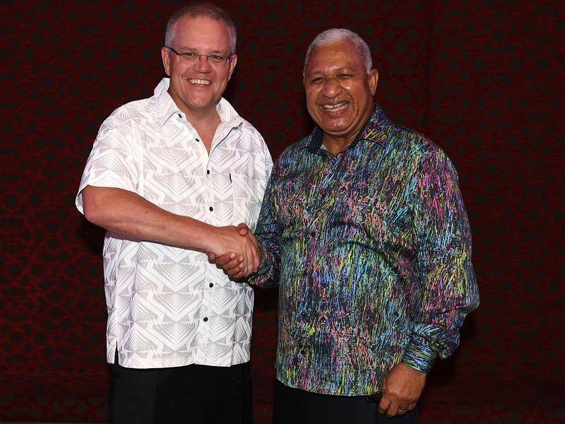 Fiji's PM Frank Bainimarama has told Scott Morrison Australia has to do better on climate change.