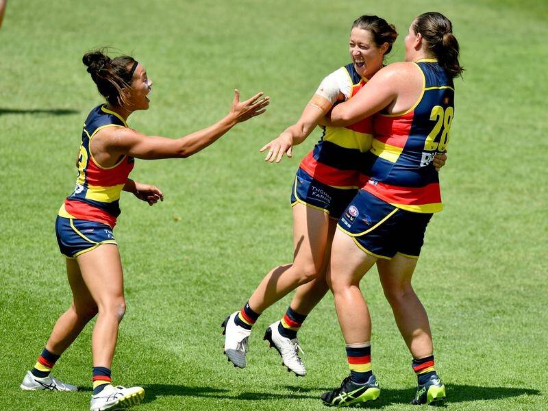 The Adelaide Crows kicked their highest AFLW score in the 29-point win over the Cats.